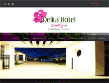 Tablet Screenshot of delitahotel.com